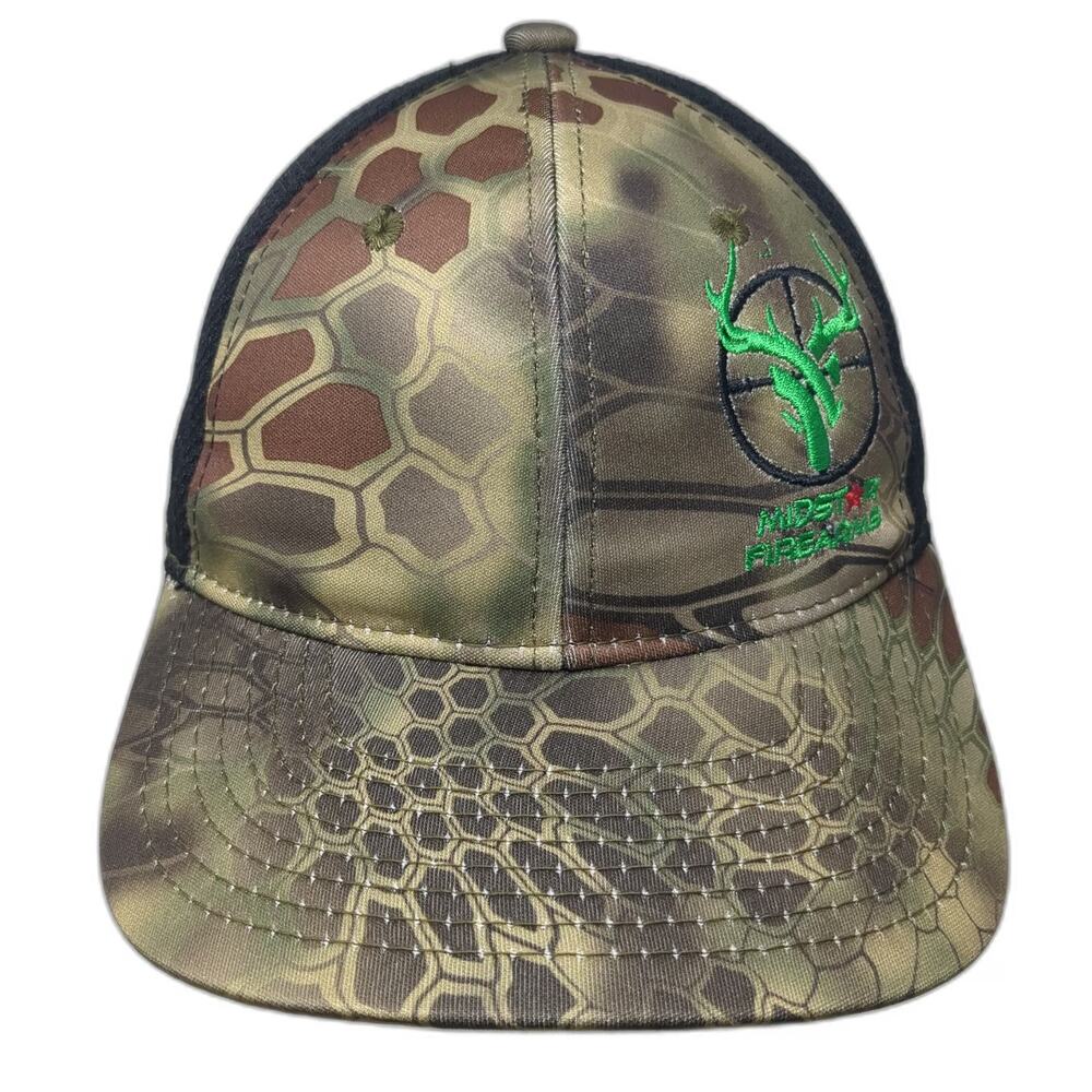 Outdoor Cap Green OSFM Baseball Cap Midet Firearms Kryptek Camo Mesh Back Hat